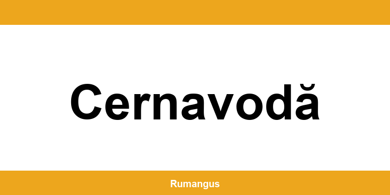 Informații de contact urgente Cargus din Cernavodă