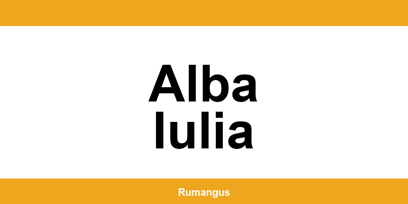 Informații de contact urgente Cargus din Alba Iulia