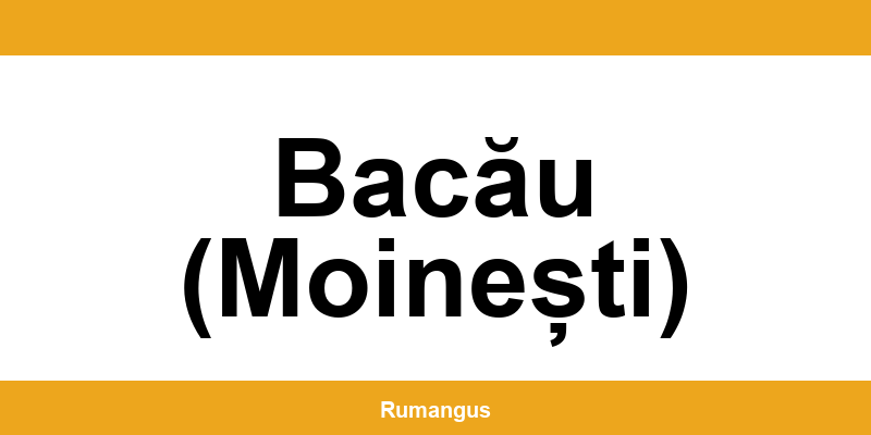 Informații de contact urgente Cargus din Bacău (Moinești)